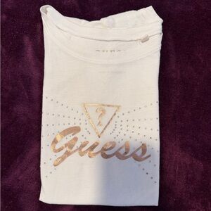 Guess white top